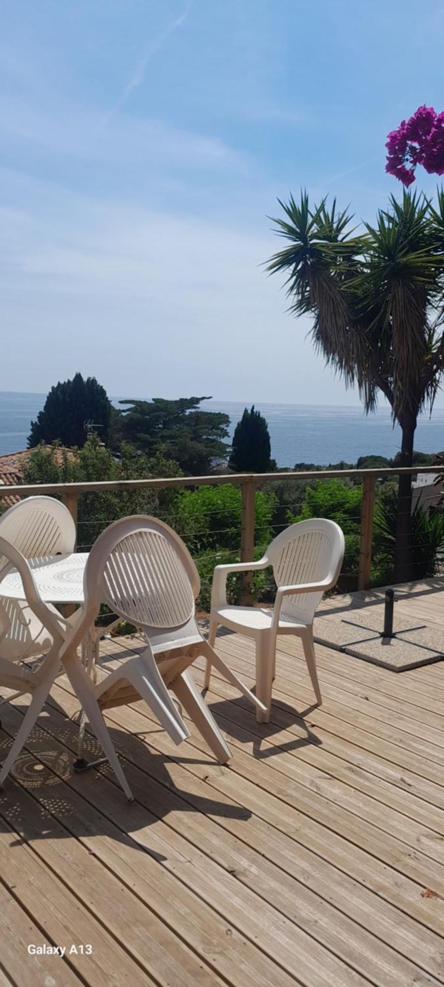 F3 Rdc Villa Vue Mer 180 Face A La Pointe De Giens Carqueiranne Esterno foto